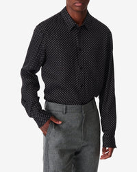 Lommi shirt - Black & Offwhite
