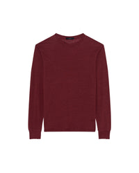 Arona long-sleeved linen T-shirt - Bordeaux