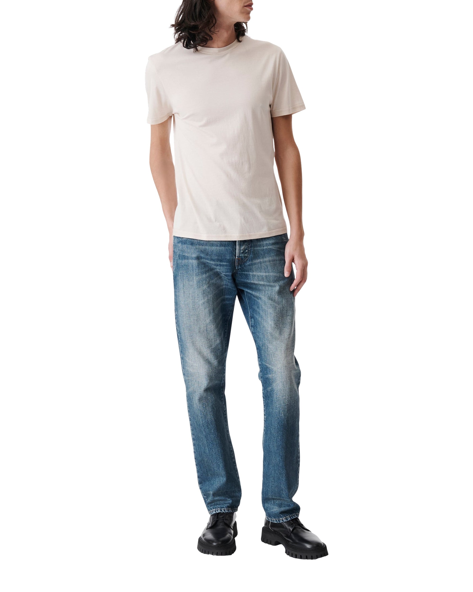 Okobo silk blend T-shirt - Light Beige