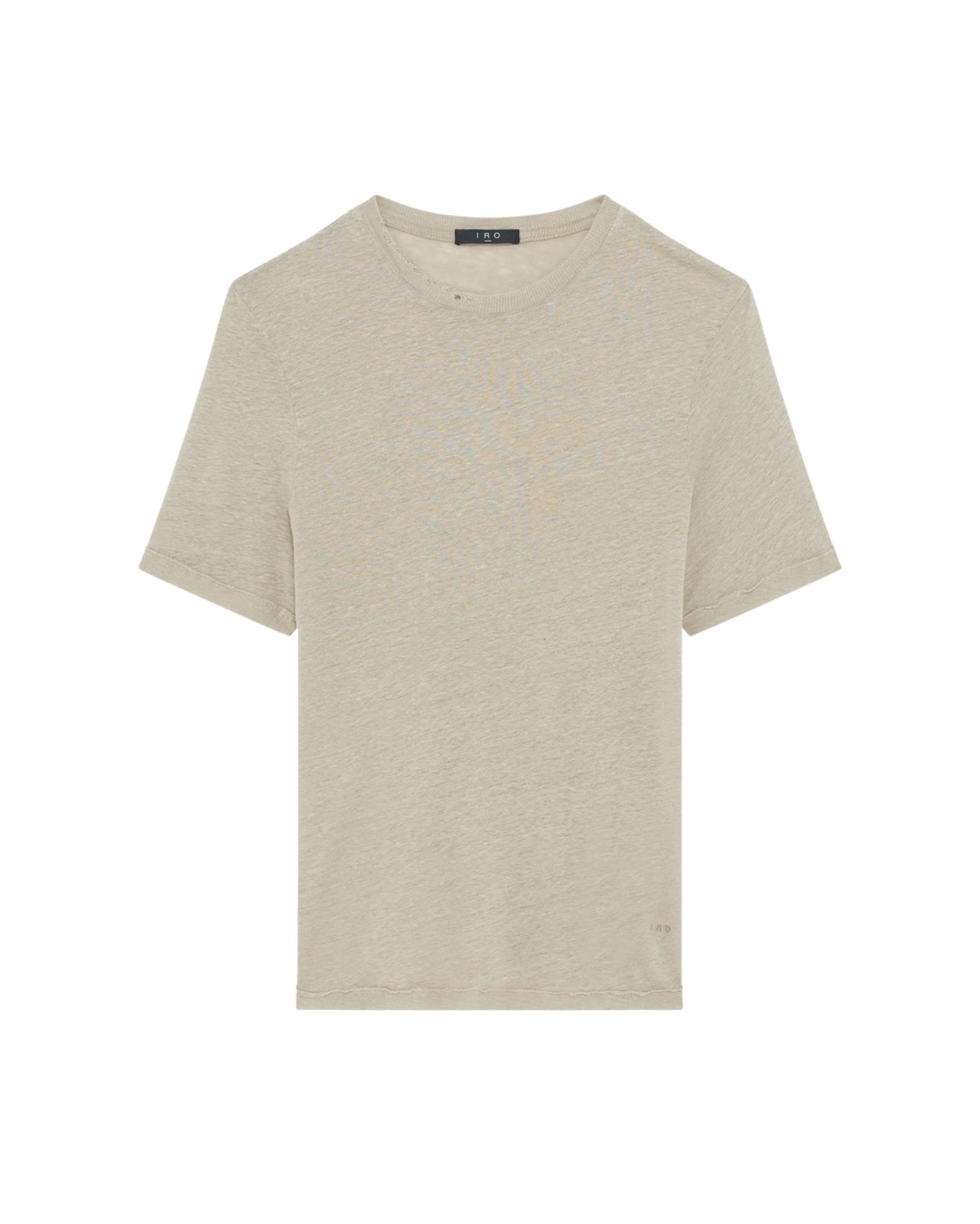 Areso linen T-shirt - Taupe