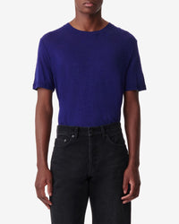 Turi linen T-shirt - Navy Blue