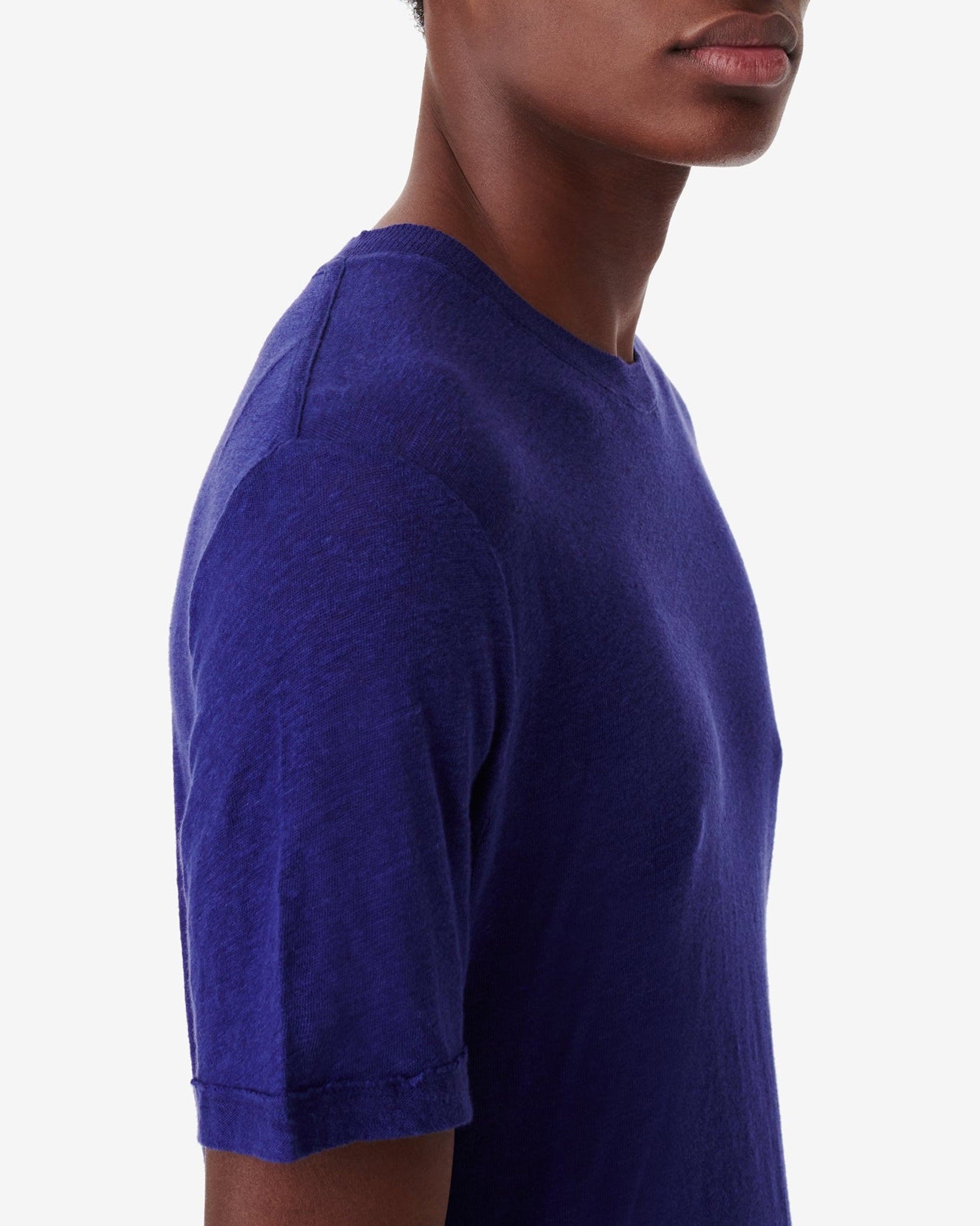 Turi linen T-shirt - Navy Blue