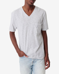 Velio T-shirt - Pearl Grey & White