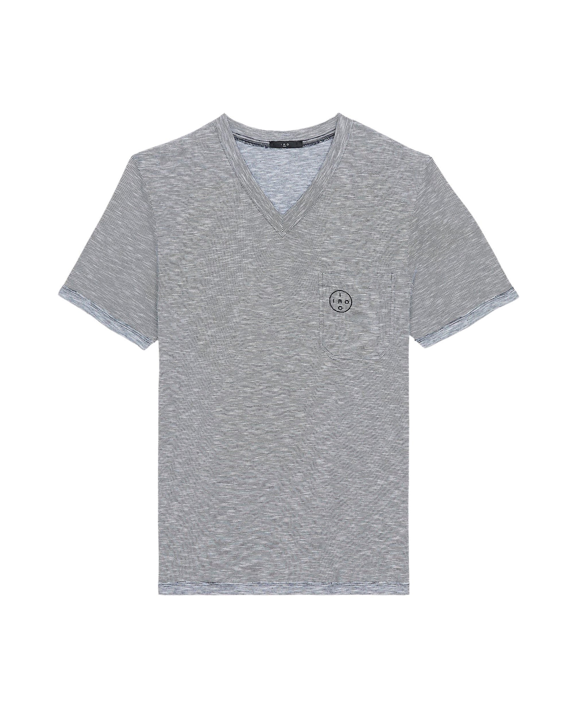 Velio T-shirt - Navy & White