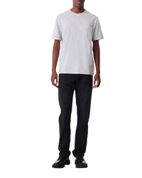 Vitto T-shirt - Pearl Grey & White