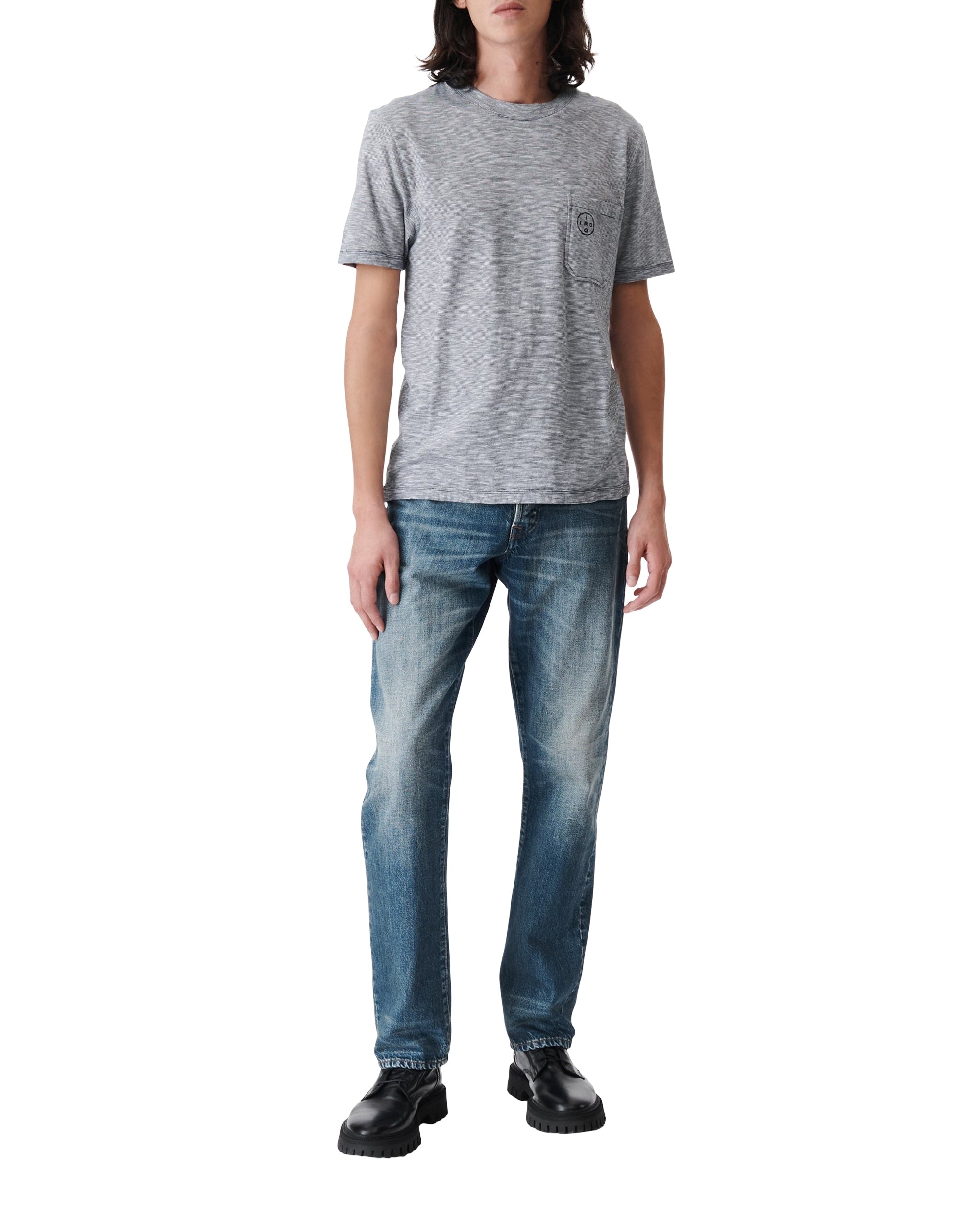 Vitto T-shirt - Navy & White