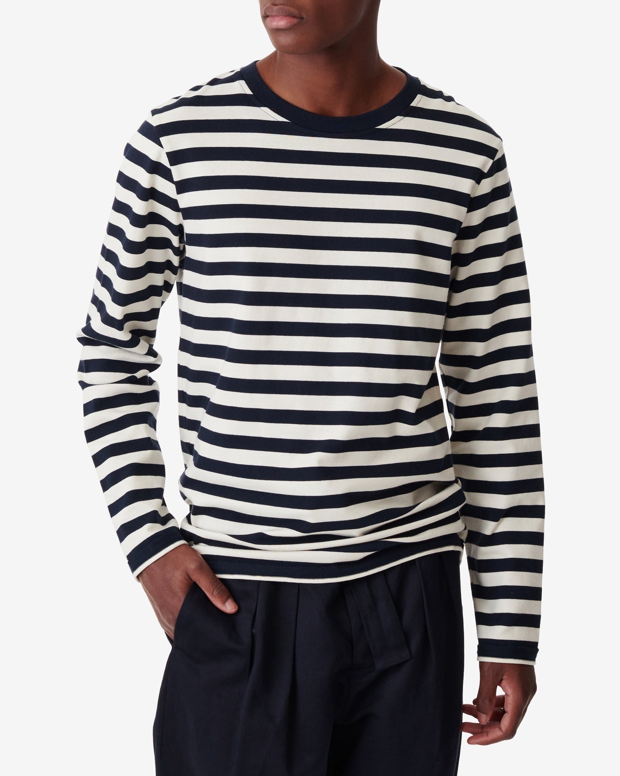 Zerdo T-shirt - Navy & Ecru