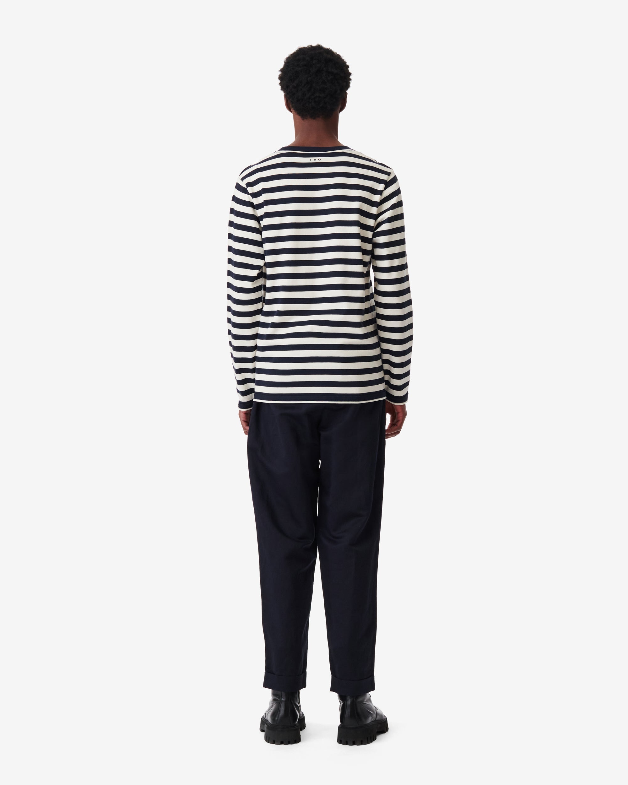 Zerdo T-shirt - Navy & Ecru