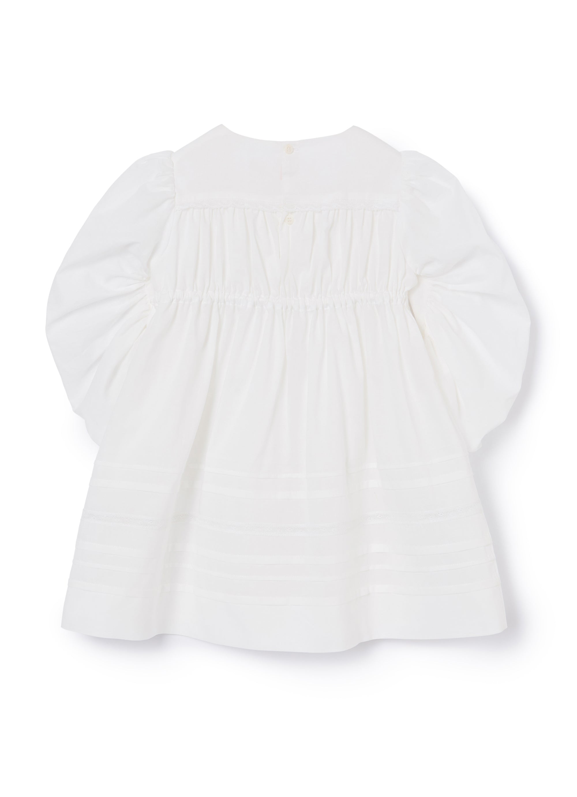 vestito bianco con maniche lunghe