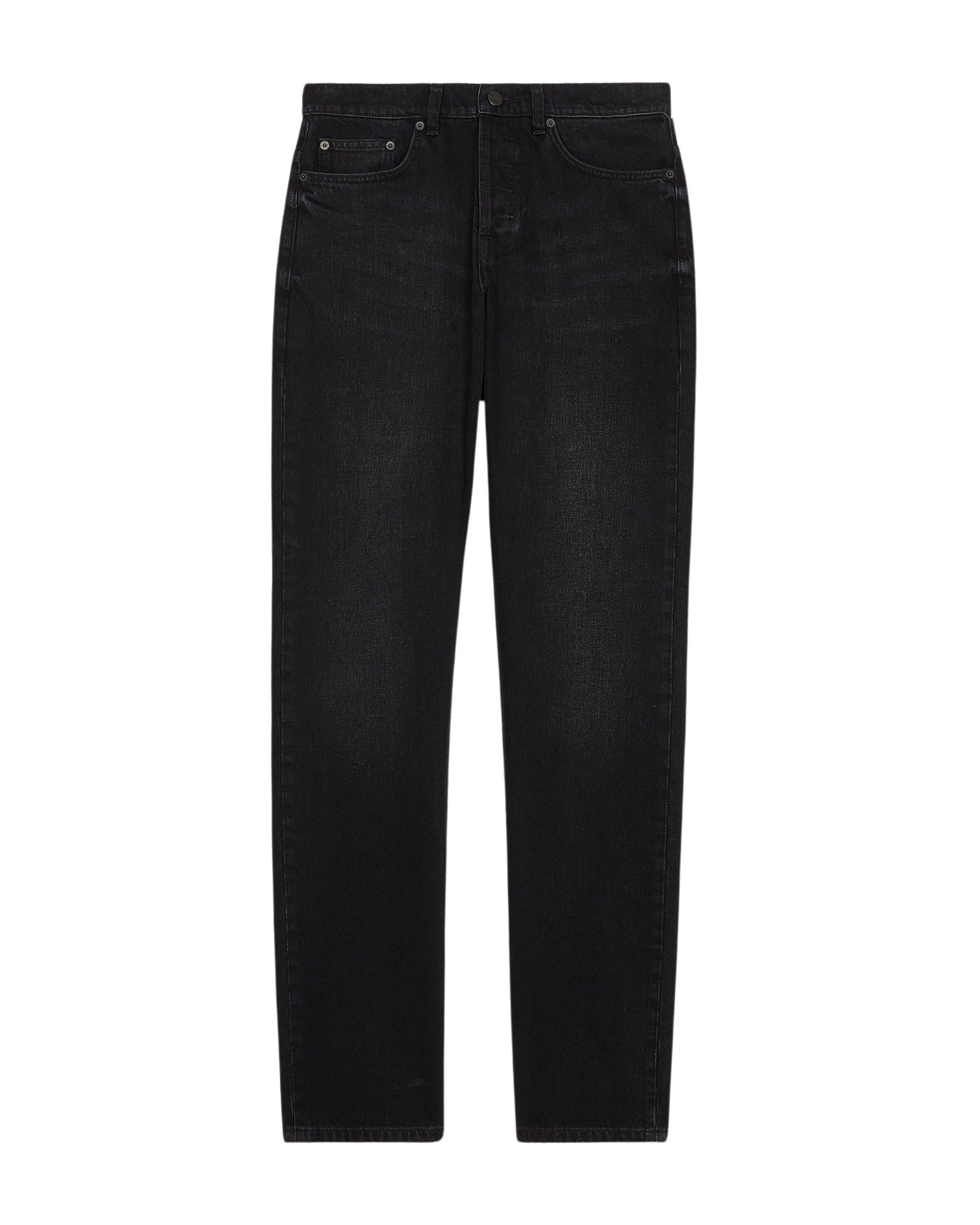 Daxo Straight Jeans - Distressed Black