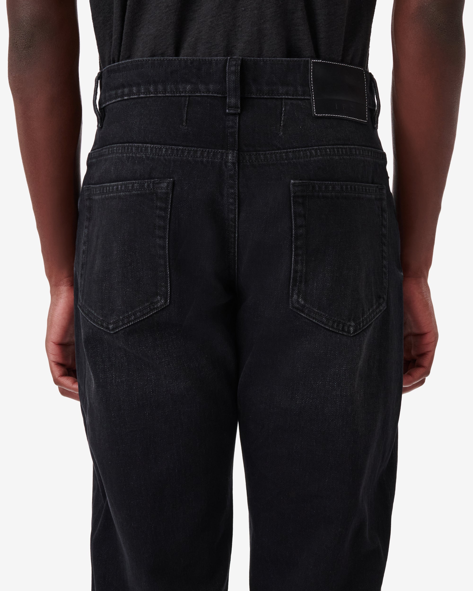 Daxo Straight Jeans - Distressed Black