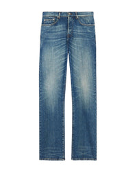 Dayn Straight Jeans - Mid Blue