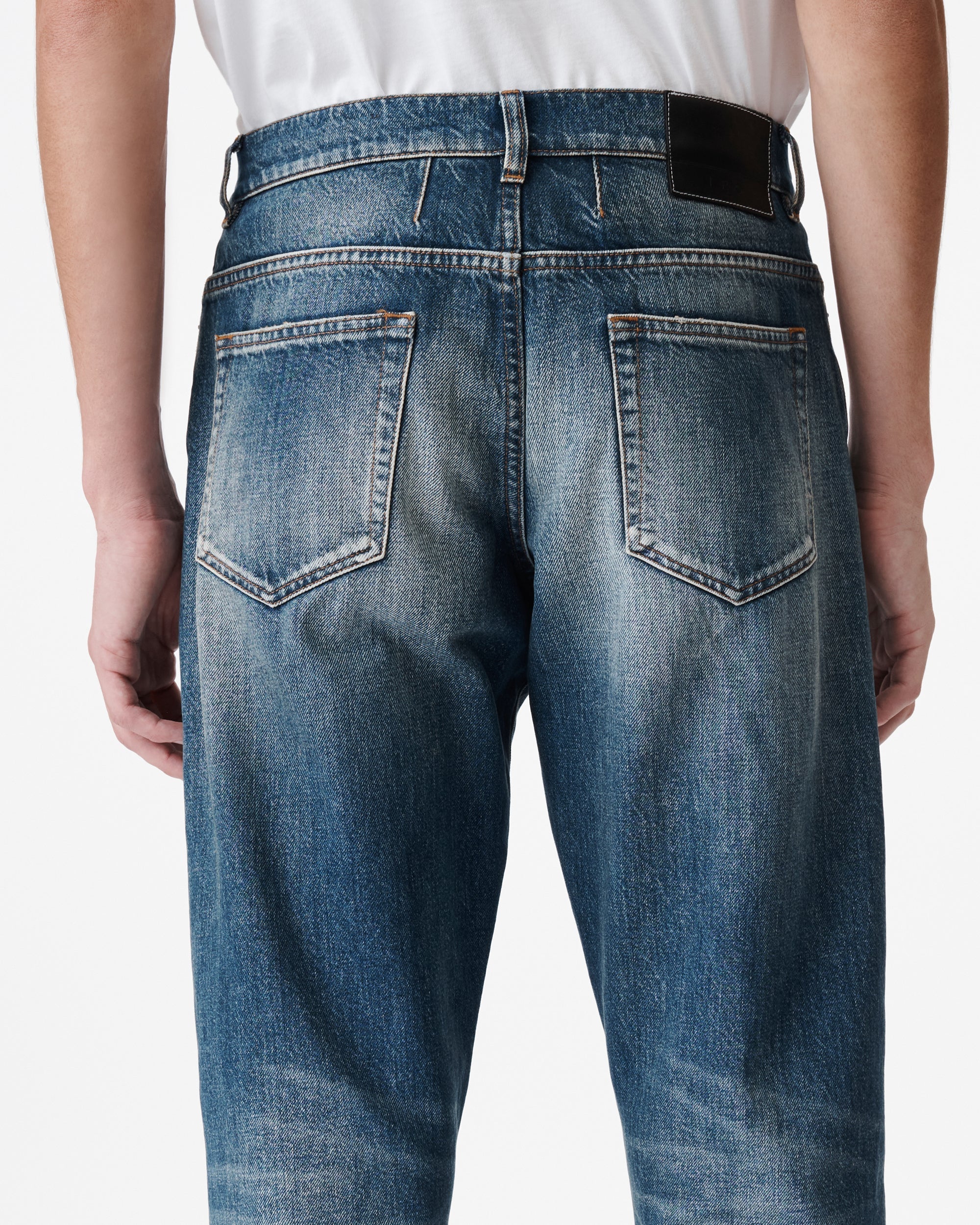 Dayn Straight Jeans - Mid Blue