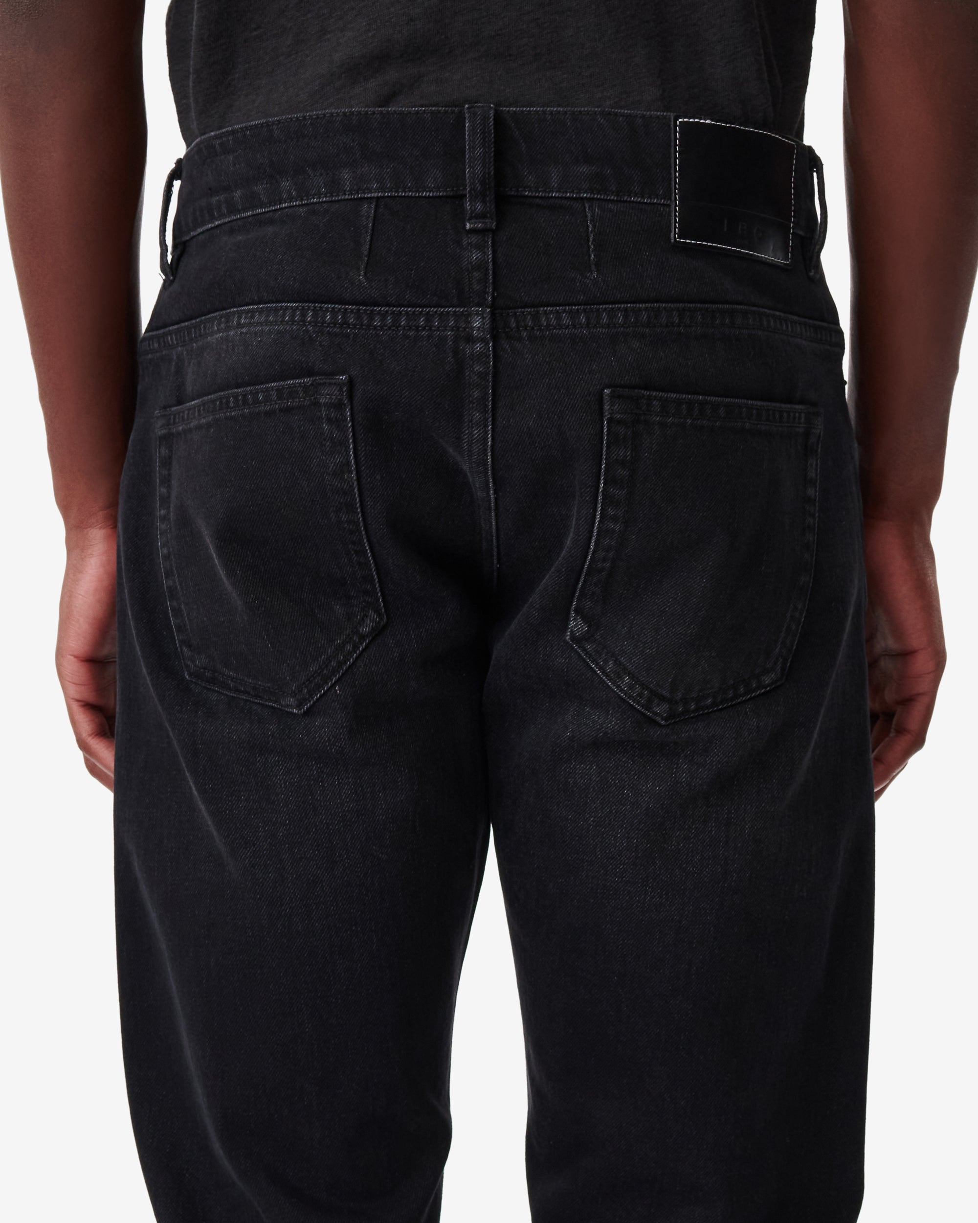 Giano tapered jeans - Distressed Black