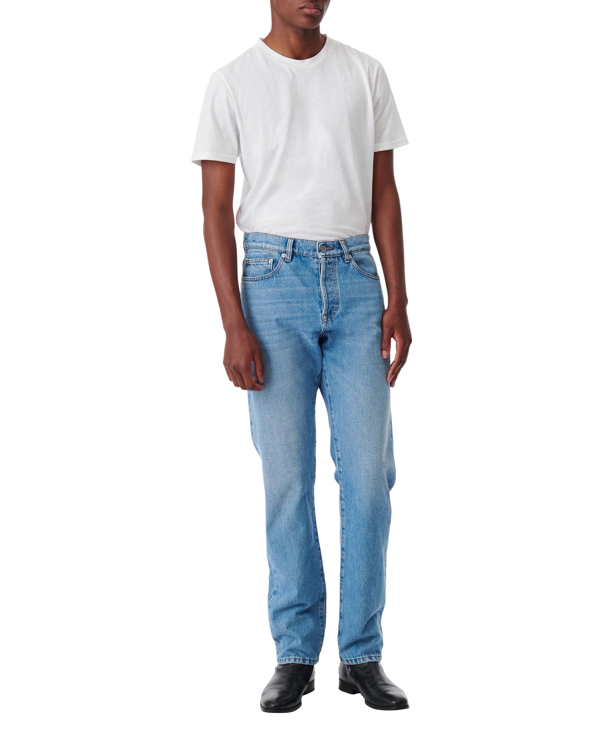 Dayn trousers - Light Blue Worn