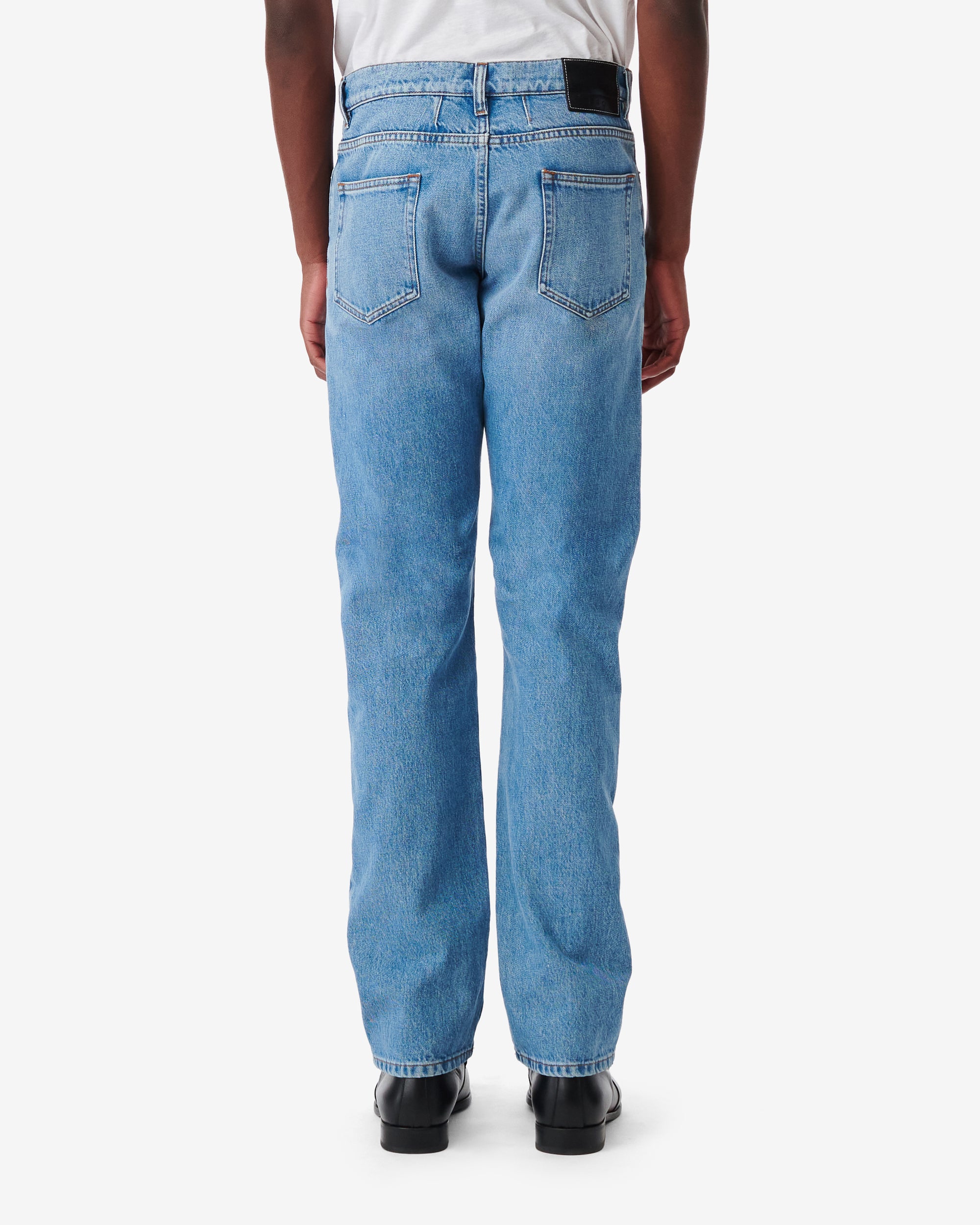 Dayn trousers - Light Blue Worn