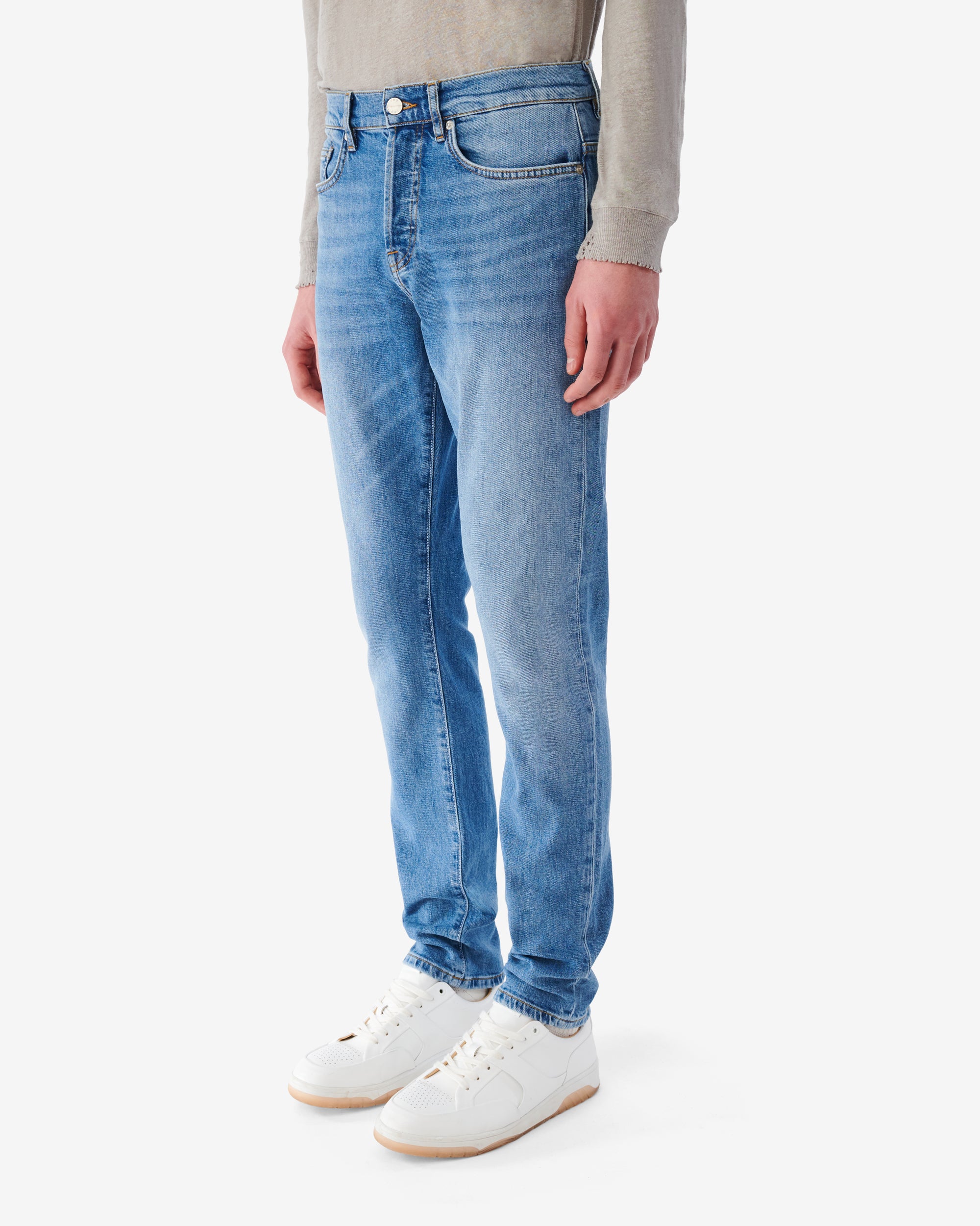 Giano denim trousers - Country Mid Blue