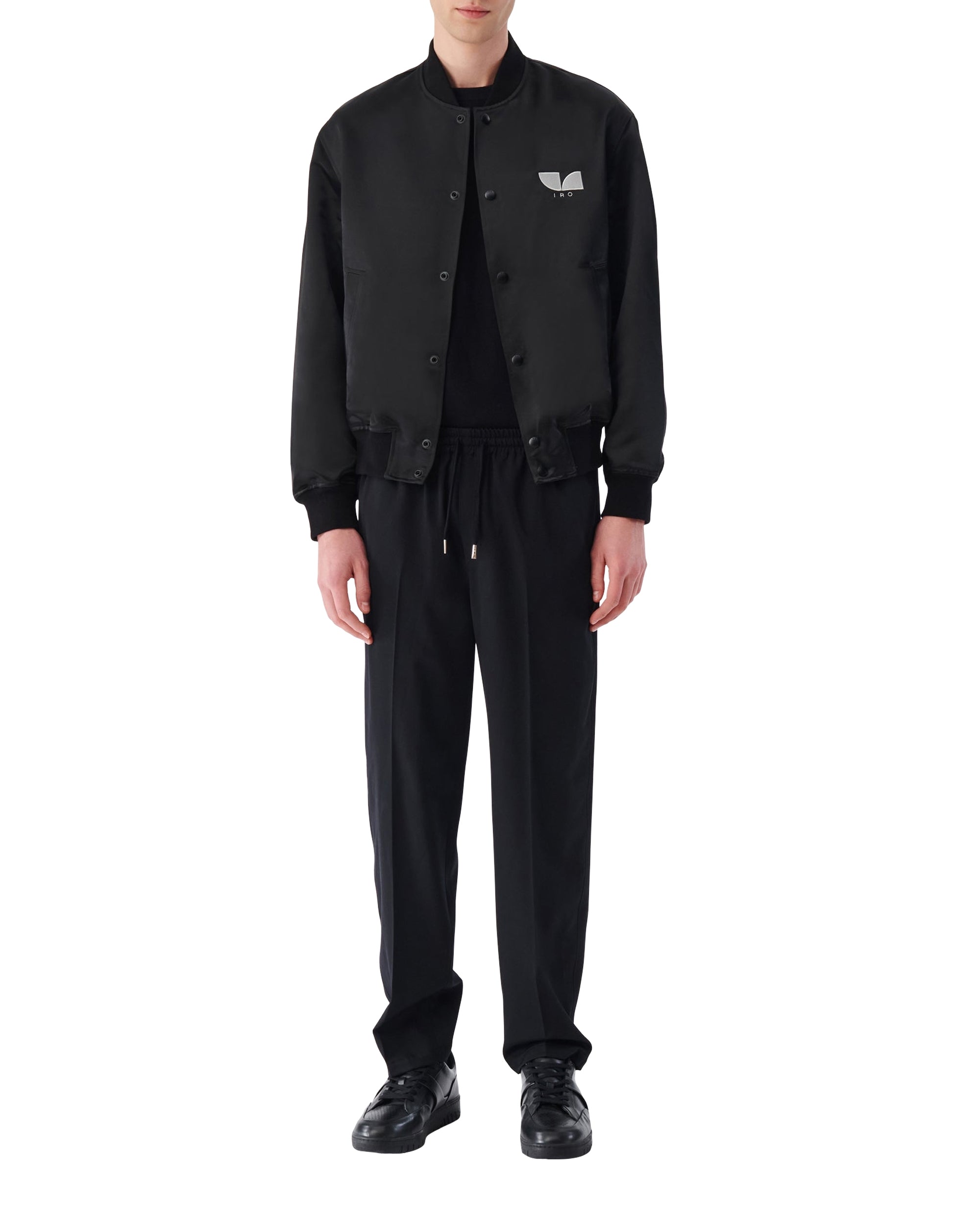 Lettie wool trousers - Black