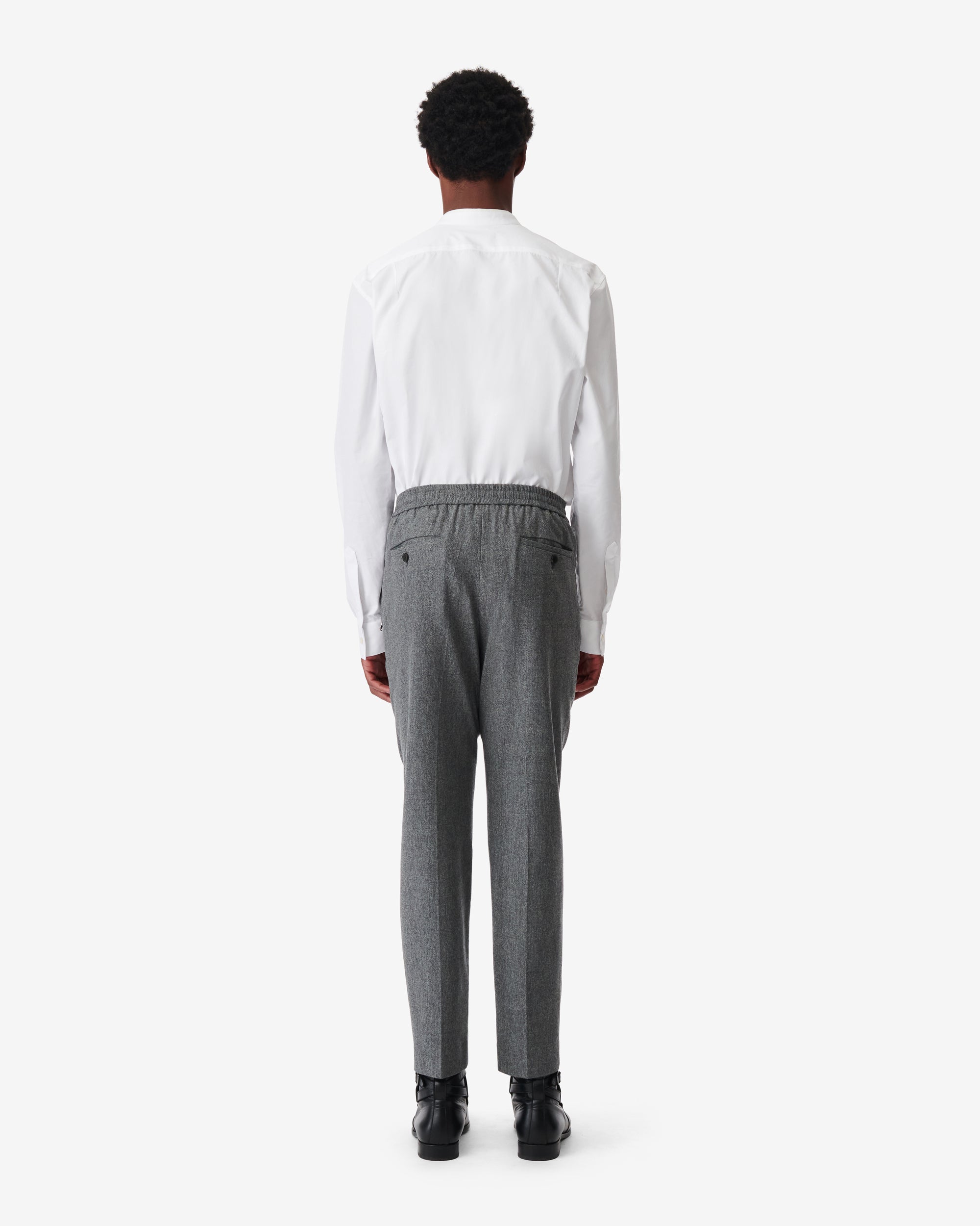 Lindojog wool trousers - Grey