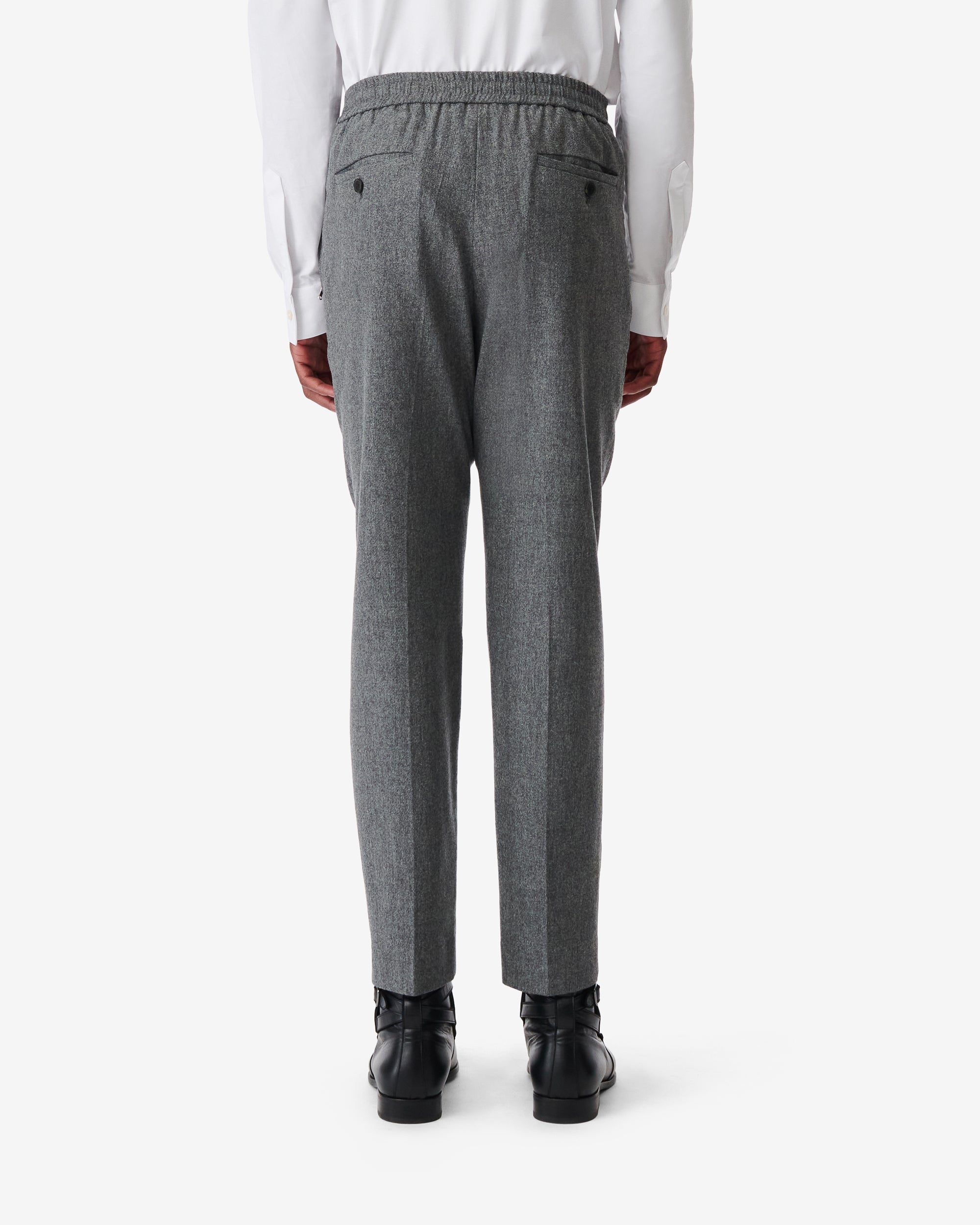 Lindojog wool trousers - Grey