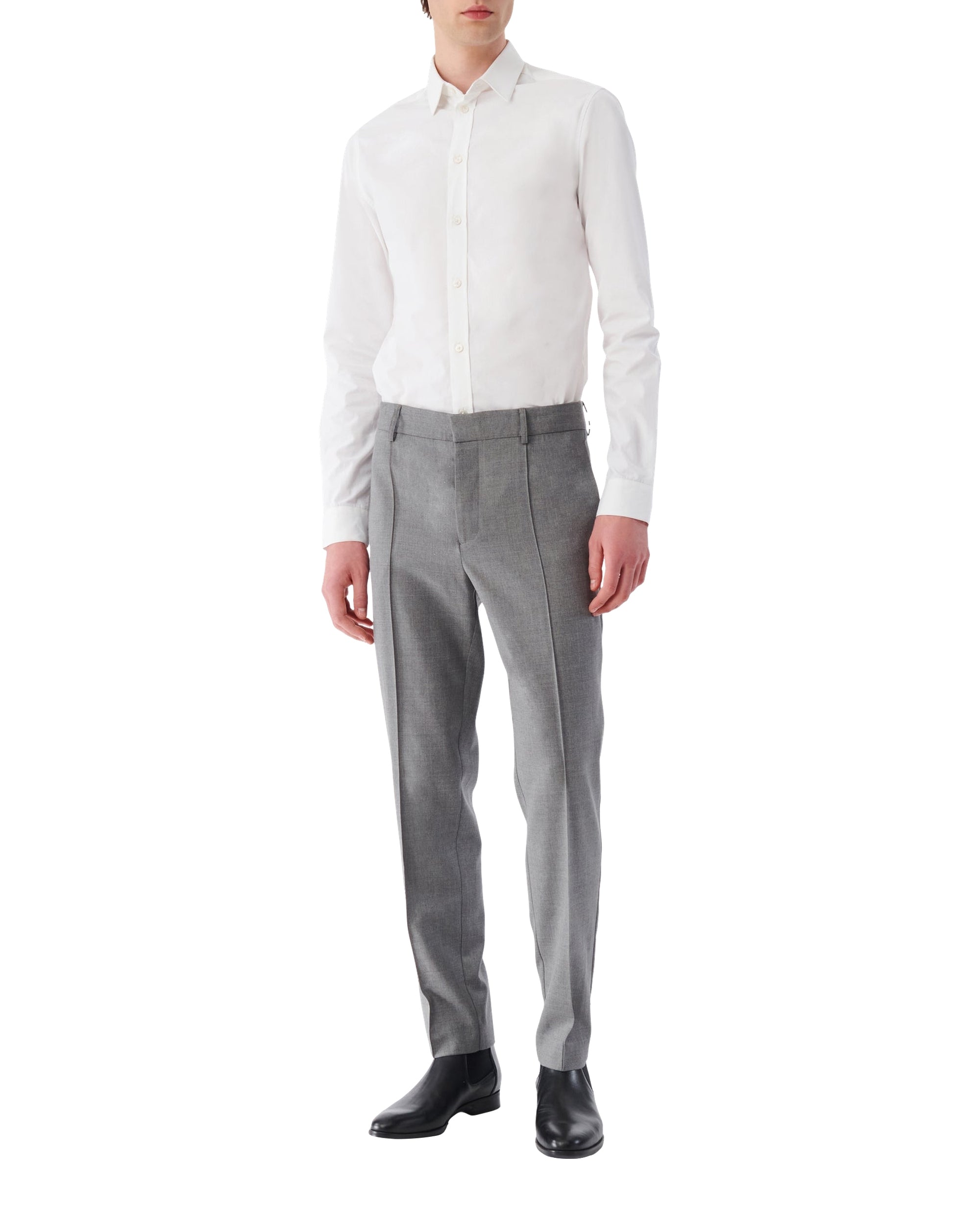Luchi wool trousers - Grey