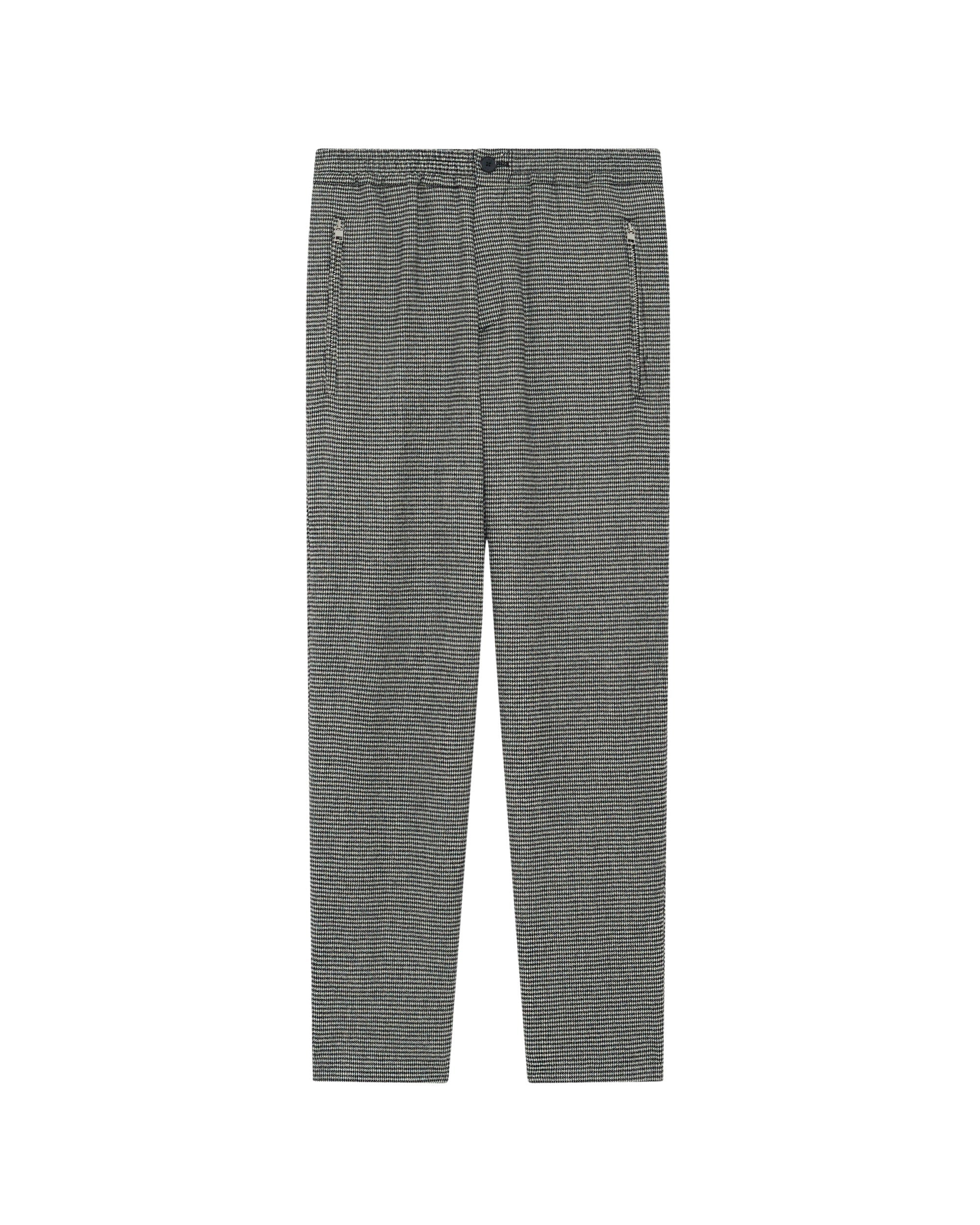 Robby wool trousers - Black & Ecru