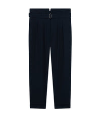 Rohan trousers in silk blend - Dark Navy