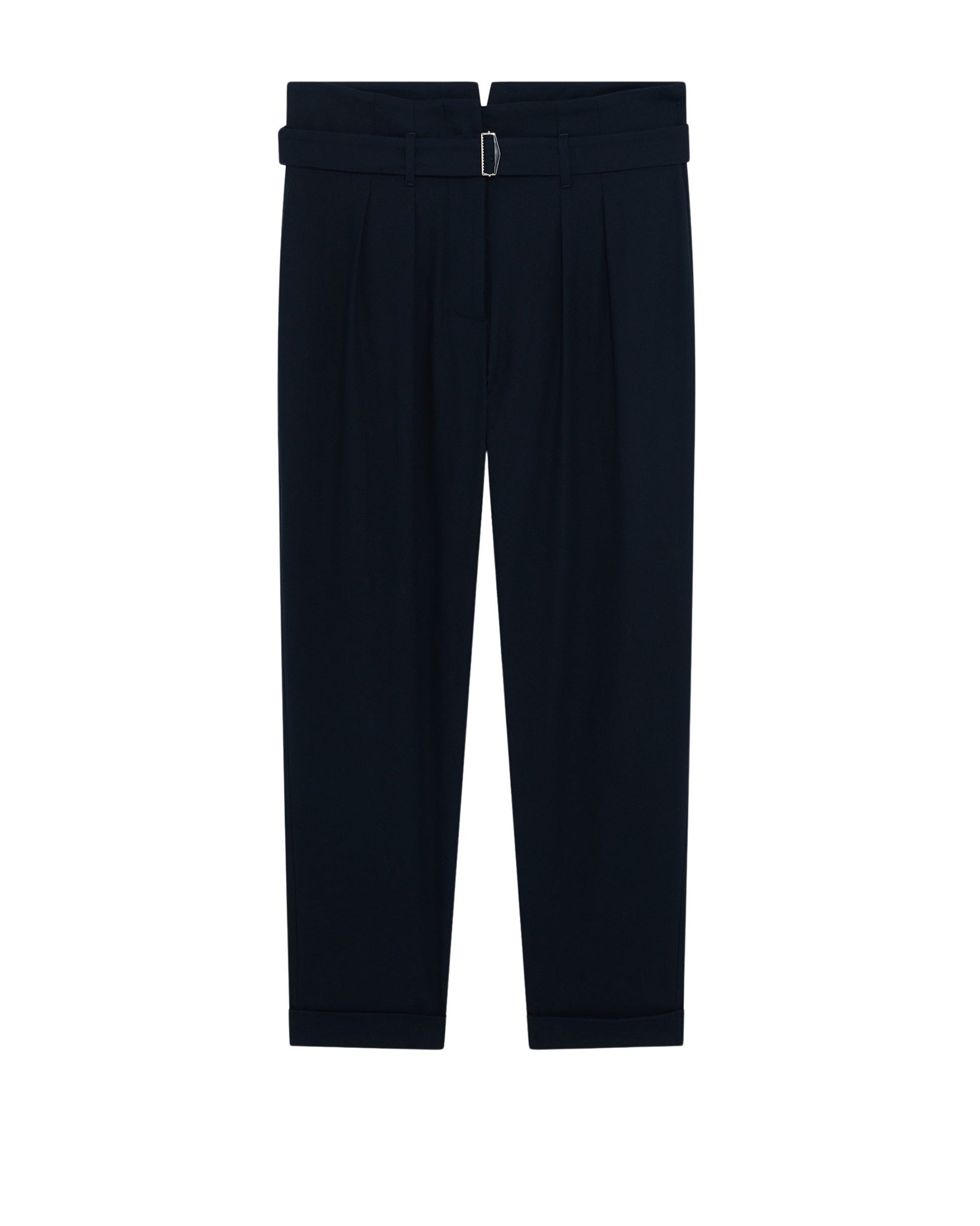 Rohan trousers in silk blend - Dark Navy
