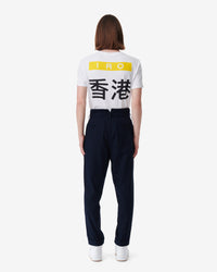 Rohan trousers in silk blend - Dark Navy
