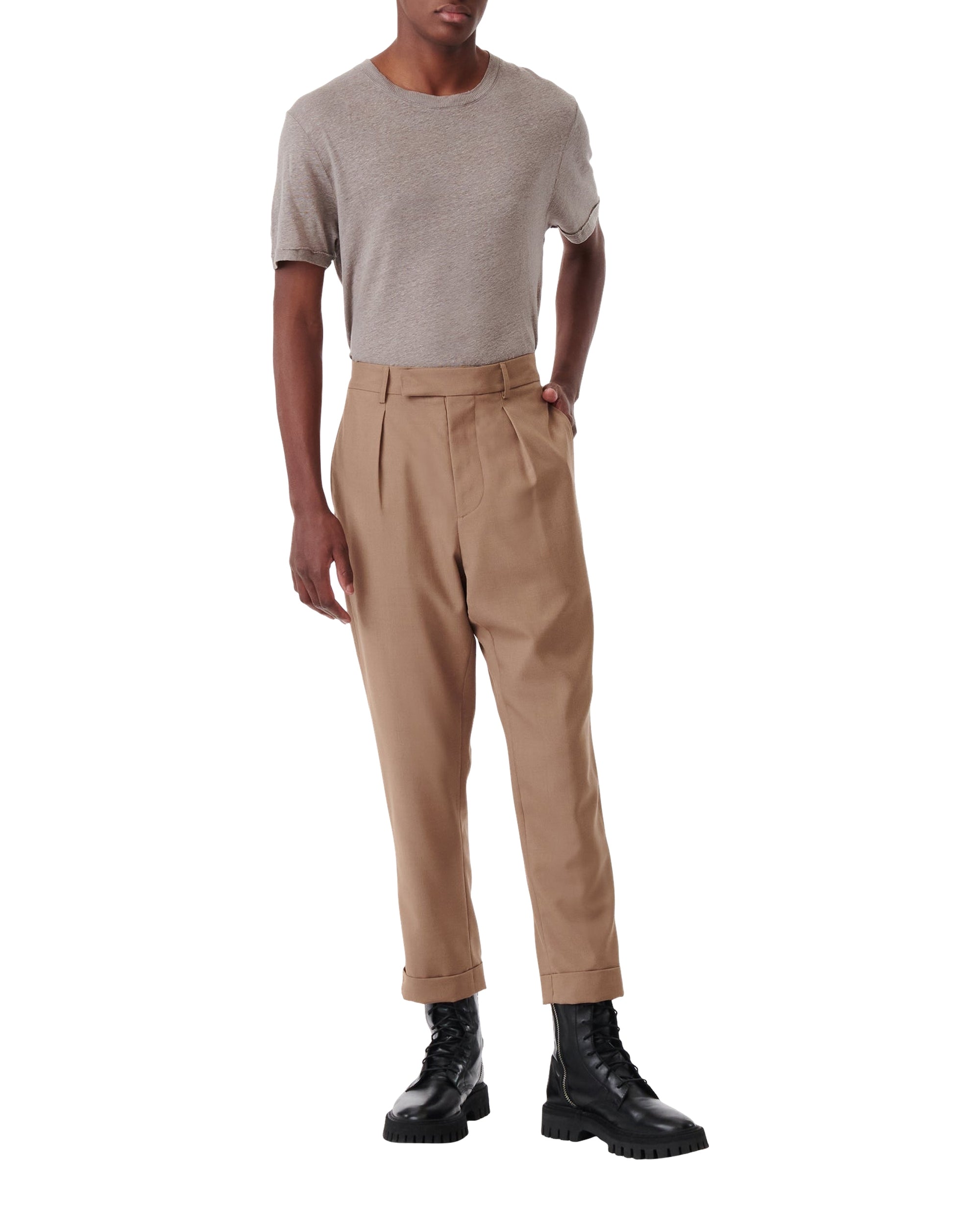 Titouan wool trousers - Beige