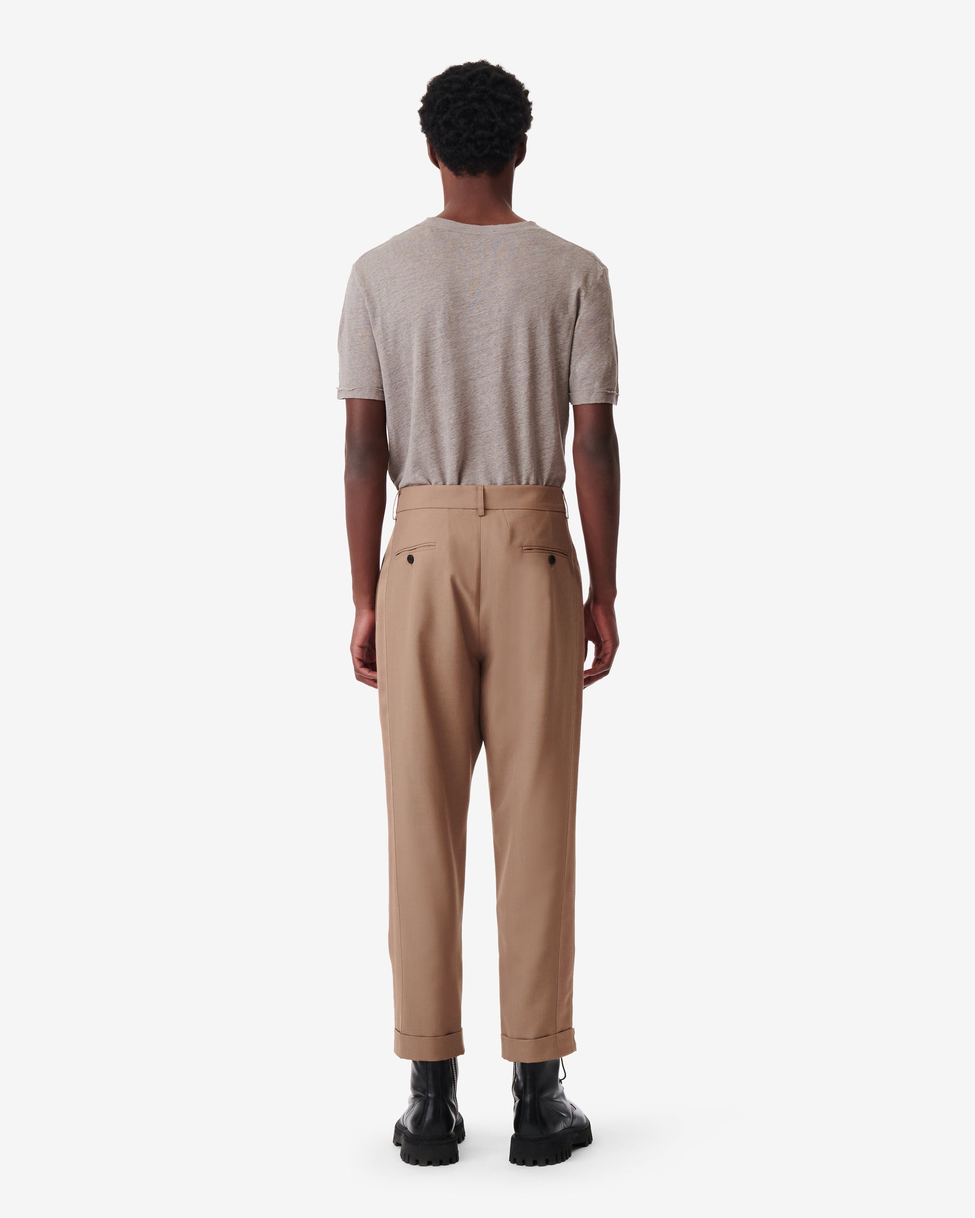 Titouan wool trousers - Beige