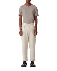 Tobie trousers in linen - Beige