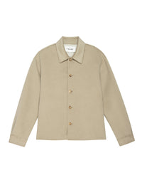 DOUBLE FACE SHIRT JACKETDOVE