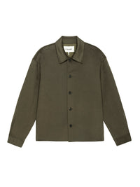 DOUBLE FACE SHIRT JACKETDARK TAUPE