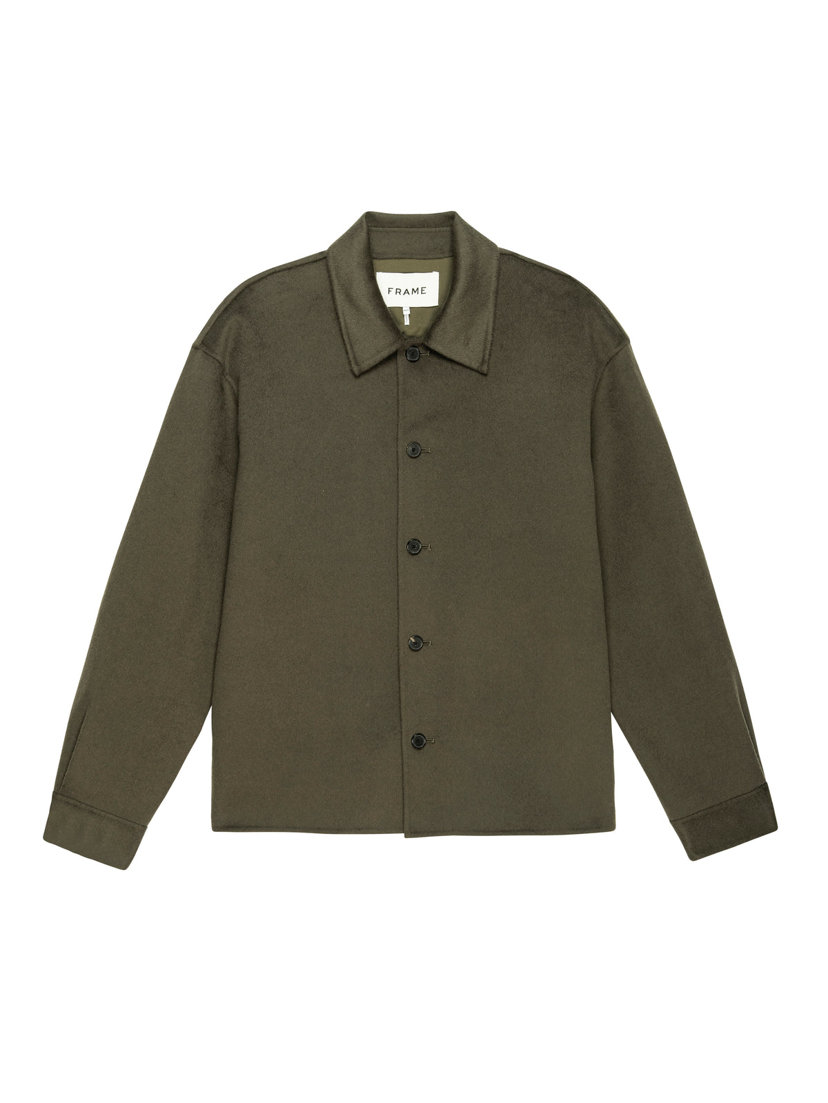 DOUBLE FACE SHIRT JACKETDARK TAUPE