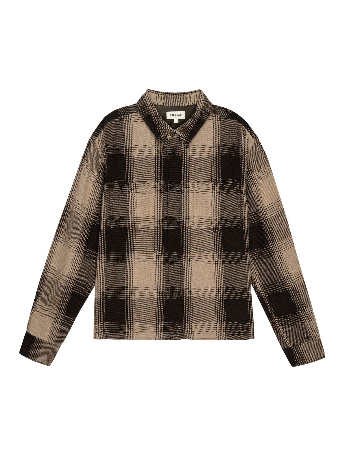 CHUNKY PLAID SHIRTBROWN PLAID