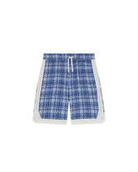 Dera shorts in tweed - Blue & White