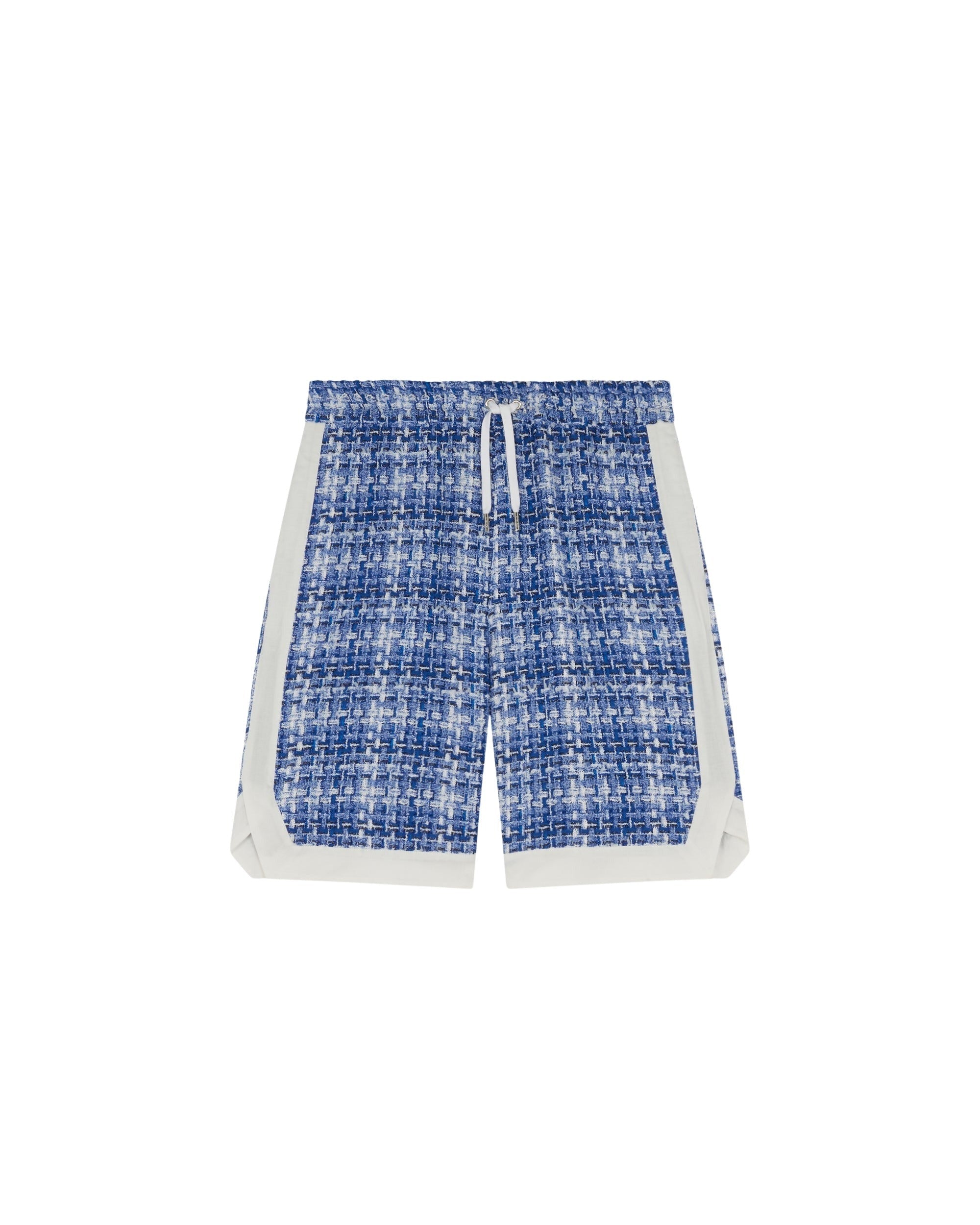 Dera shorts in tweed - Blue & White