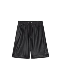 Orhin leather shorts - Black