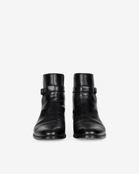 Johd low leather boots - Black