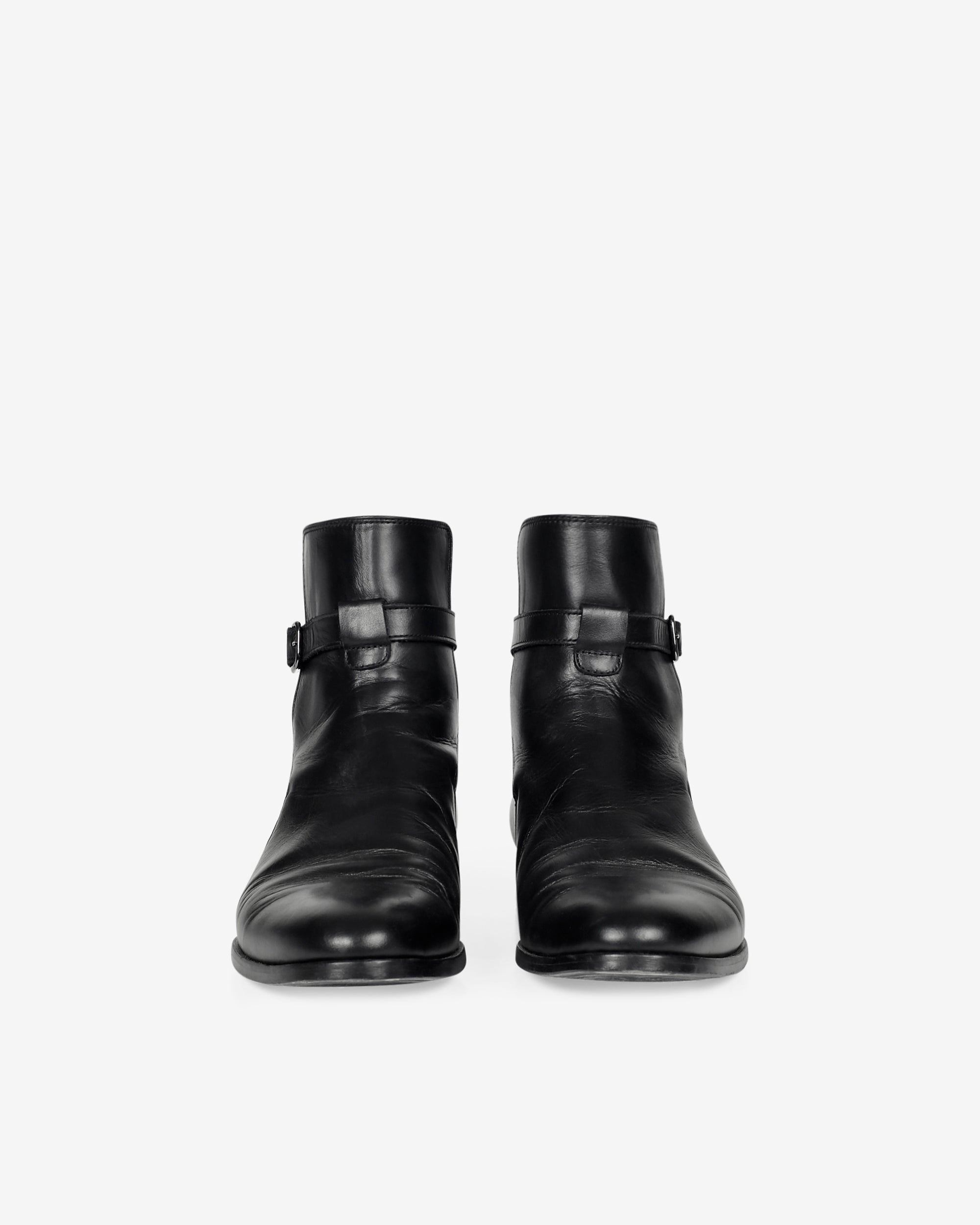 Johd low leather boots - Black
