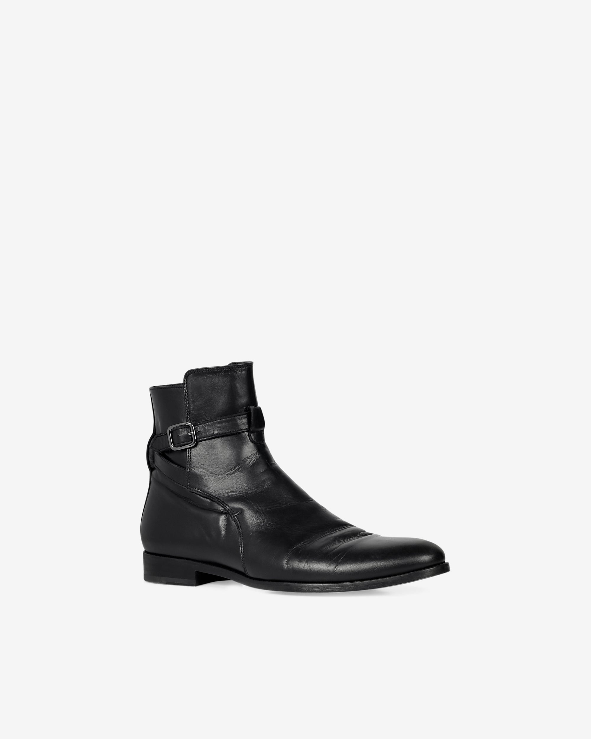 Johd low leather boots - Black