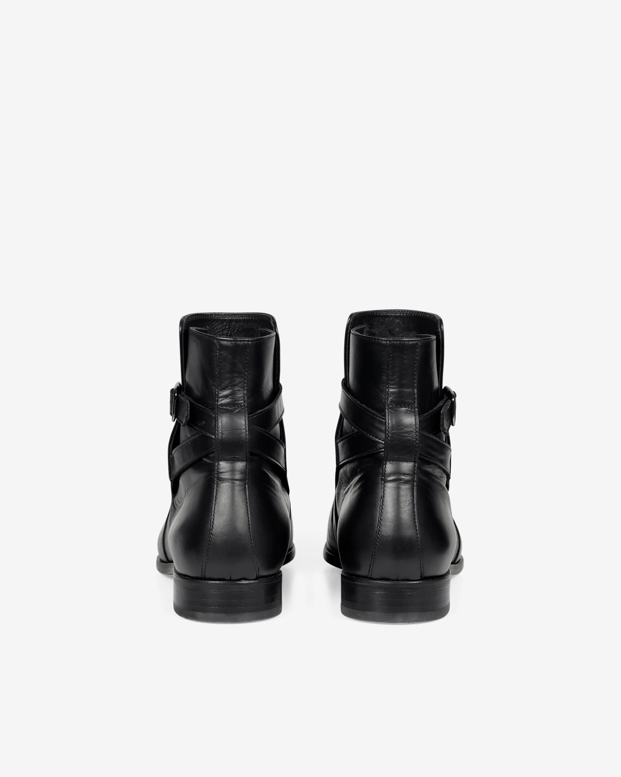 Johd low leather boots - Black