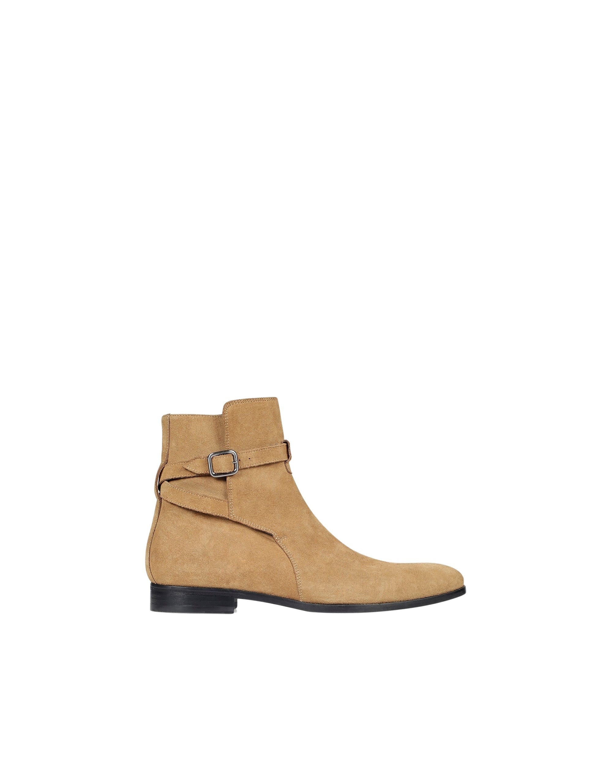 Johd Suede low leather boots - Beige