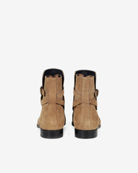 Johd Suede low leather boots - Beige