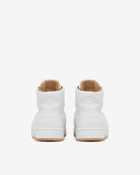 Alex High leather trainers - White