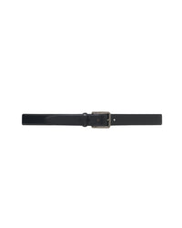 Leonid leather belt - Black & Gun