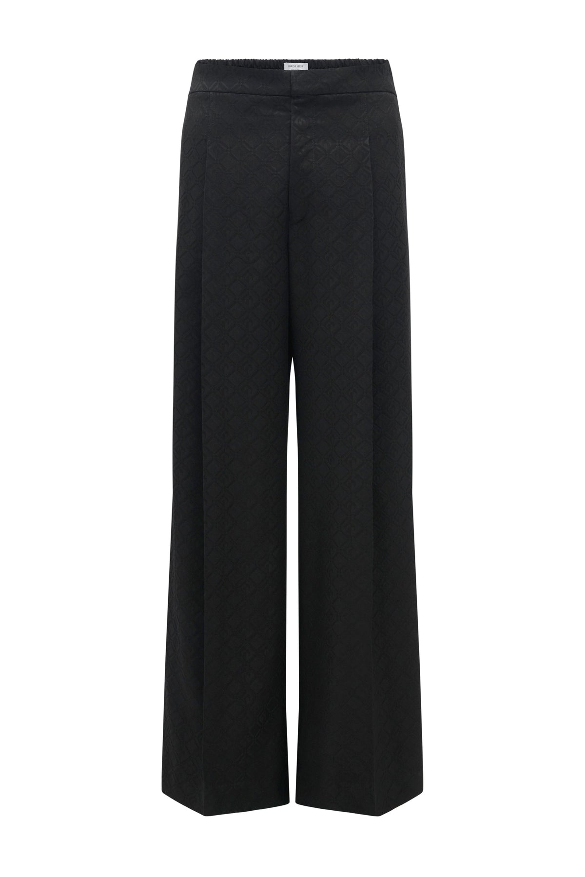 Pantalon large en jacquard Moon Diamant - Black