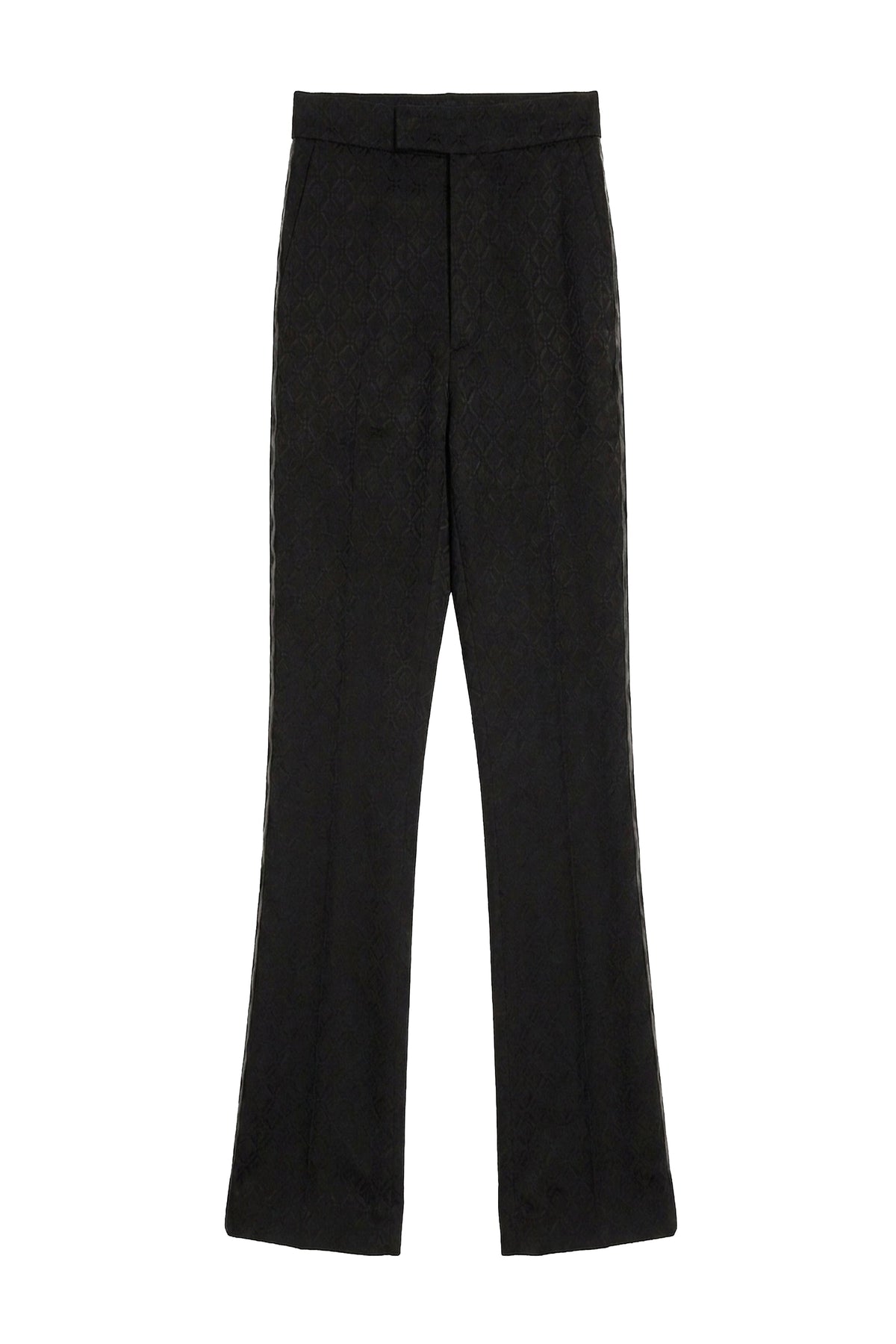 Pantalon tailleur en jacquard Moon Diamant - Black