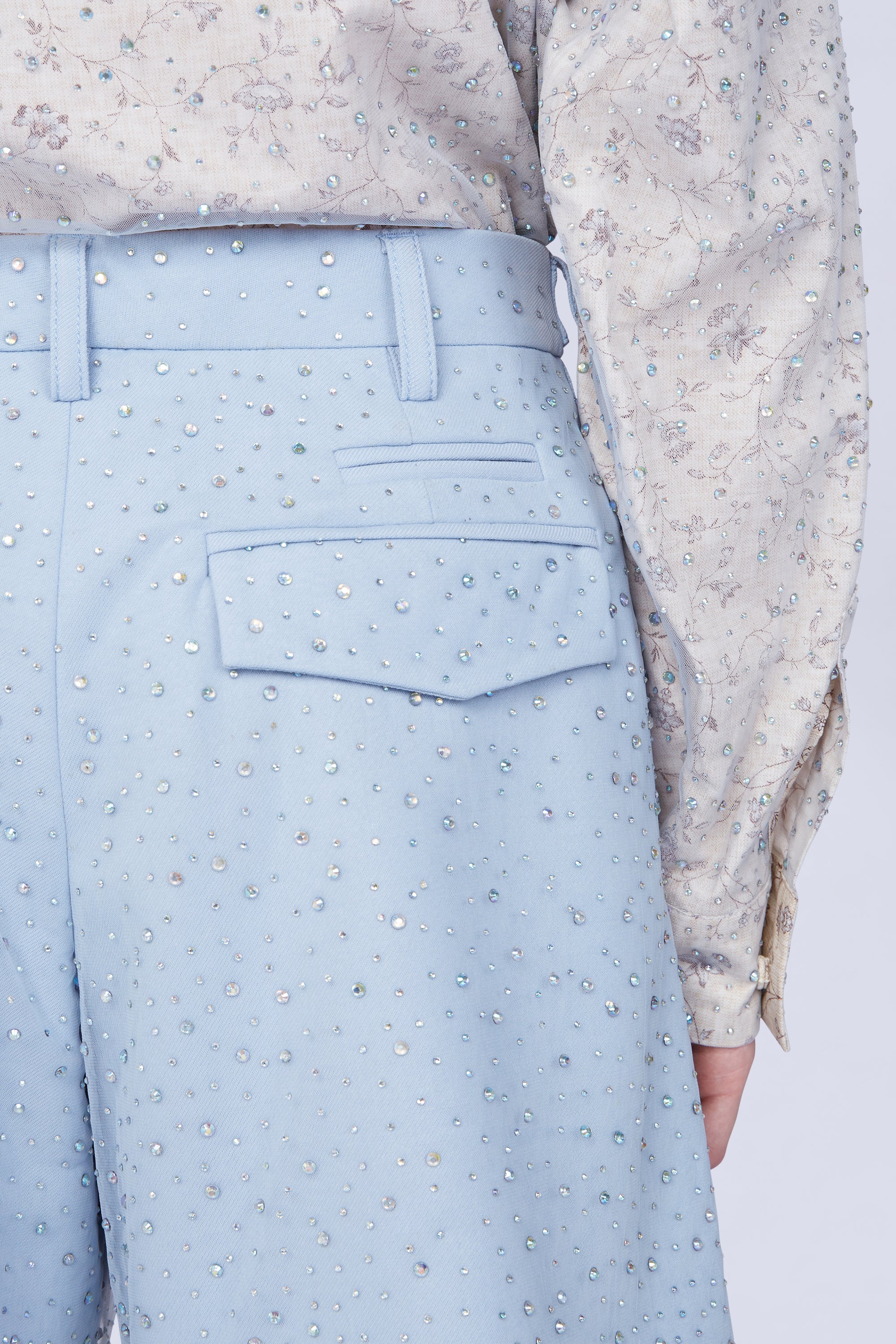 Short avec applications diamants - Azzurro Fantasia